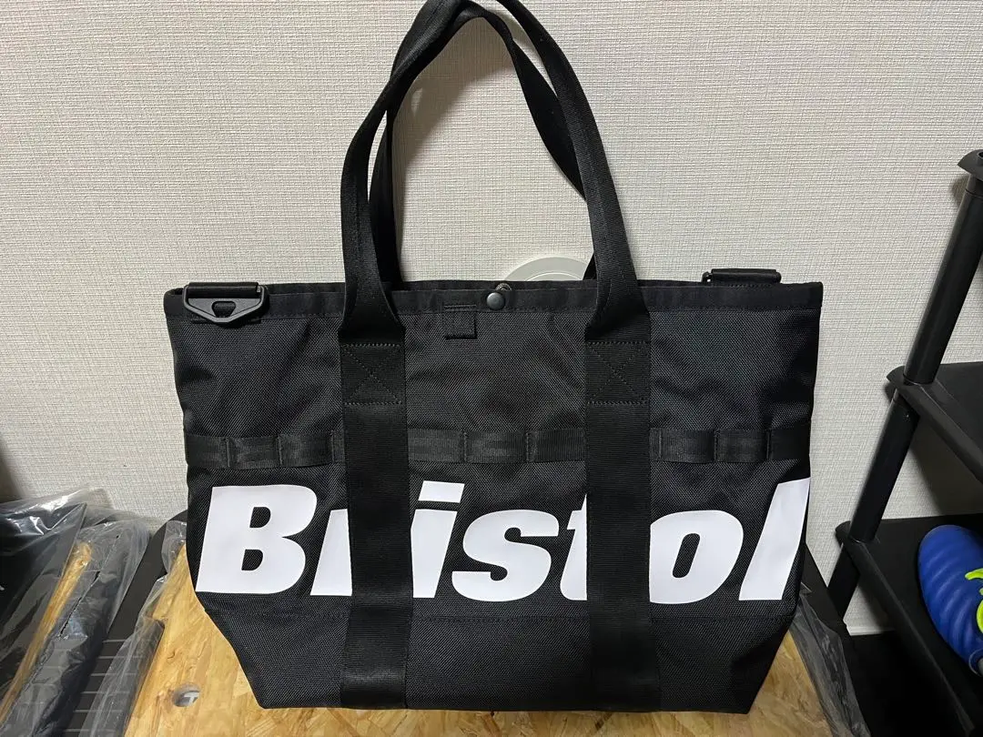 Bristol ブラック トートバッグ F.C.Real Bristol | ブリストル | ショルダーバック
