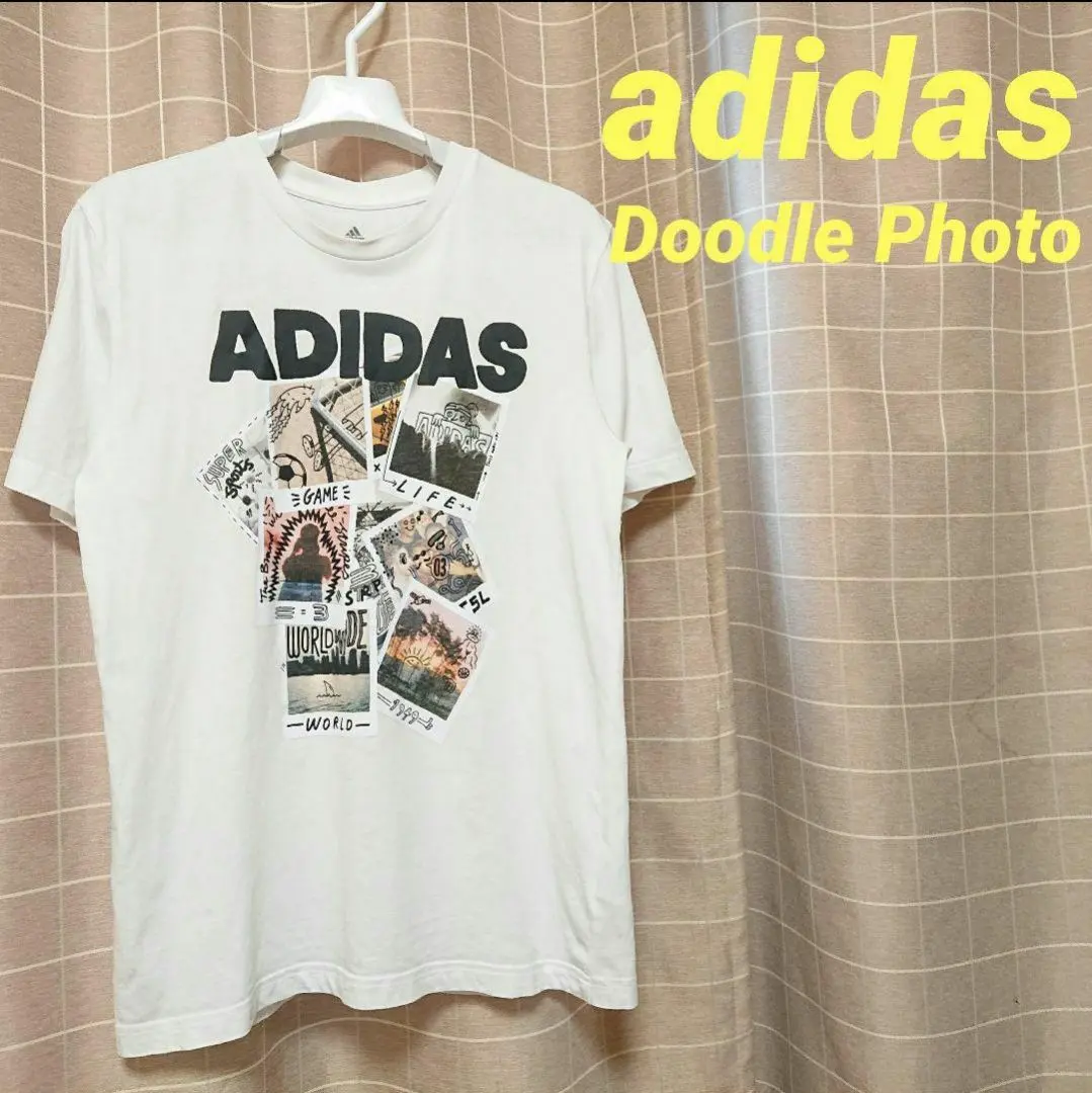 Thumbnail of Adidas Men's Doodle Photo Short Sleeve T-Shirt - White