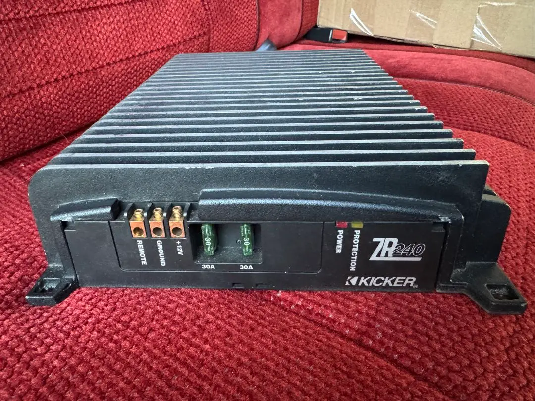 Kicker ZR240 Old School 2-Channel Car Amplifier MDP Module