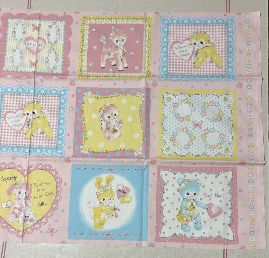 Thumbnail of Lucian ⭐︎ Animal Panel Print Pink Mikke-chan Rare