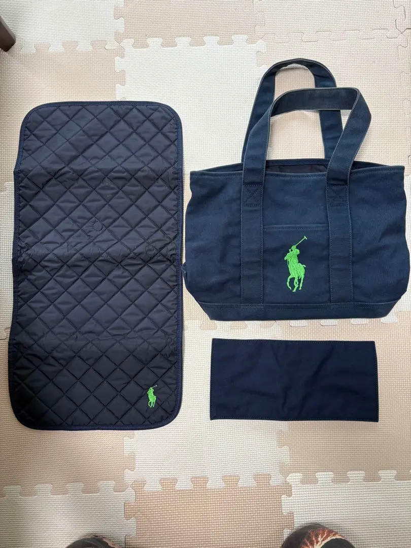 【未使用】ラルフローレン　オリーブグリーン キルティング マザーズバッグ 2025年最新】POLO RALPH LAUREN レディース マザーズバッグの