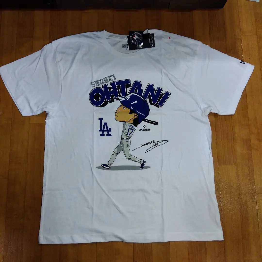 Thumbnail of 【Defective Product】NEW ERA Dodgers Shohei Ohtani T-shirt XL size Batting White