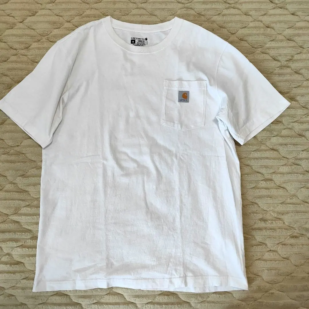 Thumbnail of Carhartt Short Sleeve T-shirt, M size, Loose Fit, White, Used