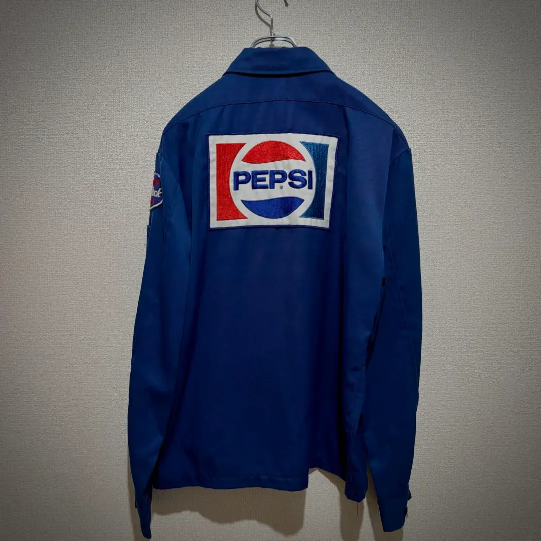非売品 美品 ペプシコーラ デニム カバーオール プリント 企業 濃紺 XL相当 2025年最新】PEPSI カバーオールの人気アイテム - メルカリ