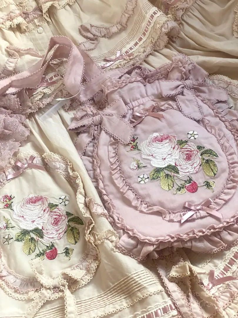 ピンクハウス♡ベリーローズ♡ブラウス＆スカートの2点セット ピンク