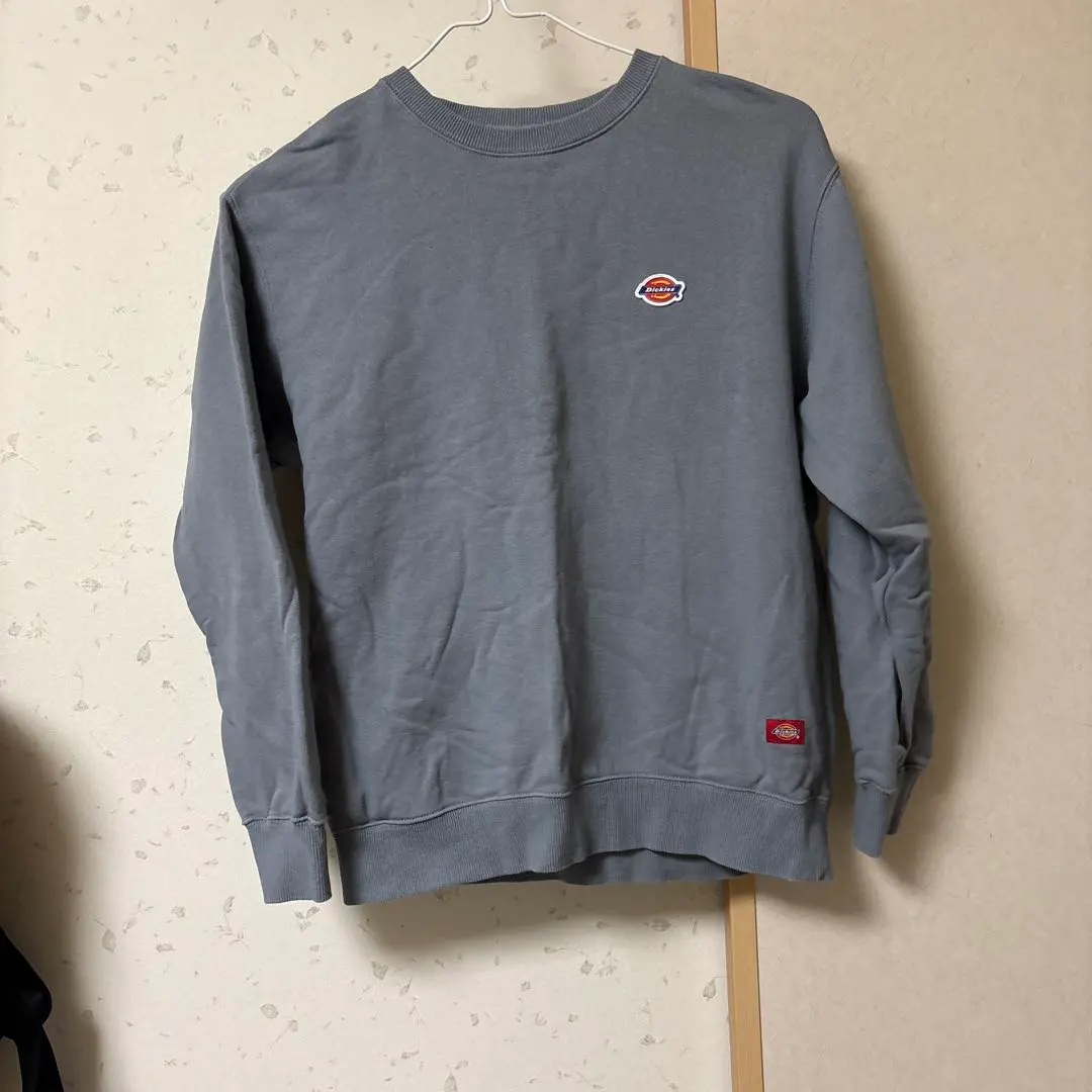 Thumbnail of Dickies Gray Logo Embroidered Long Sleeve Sweatshirt