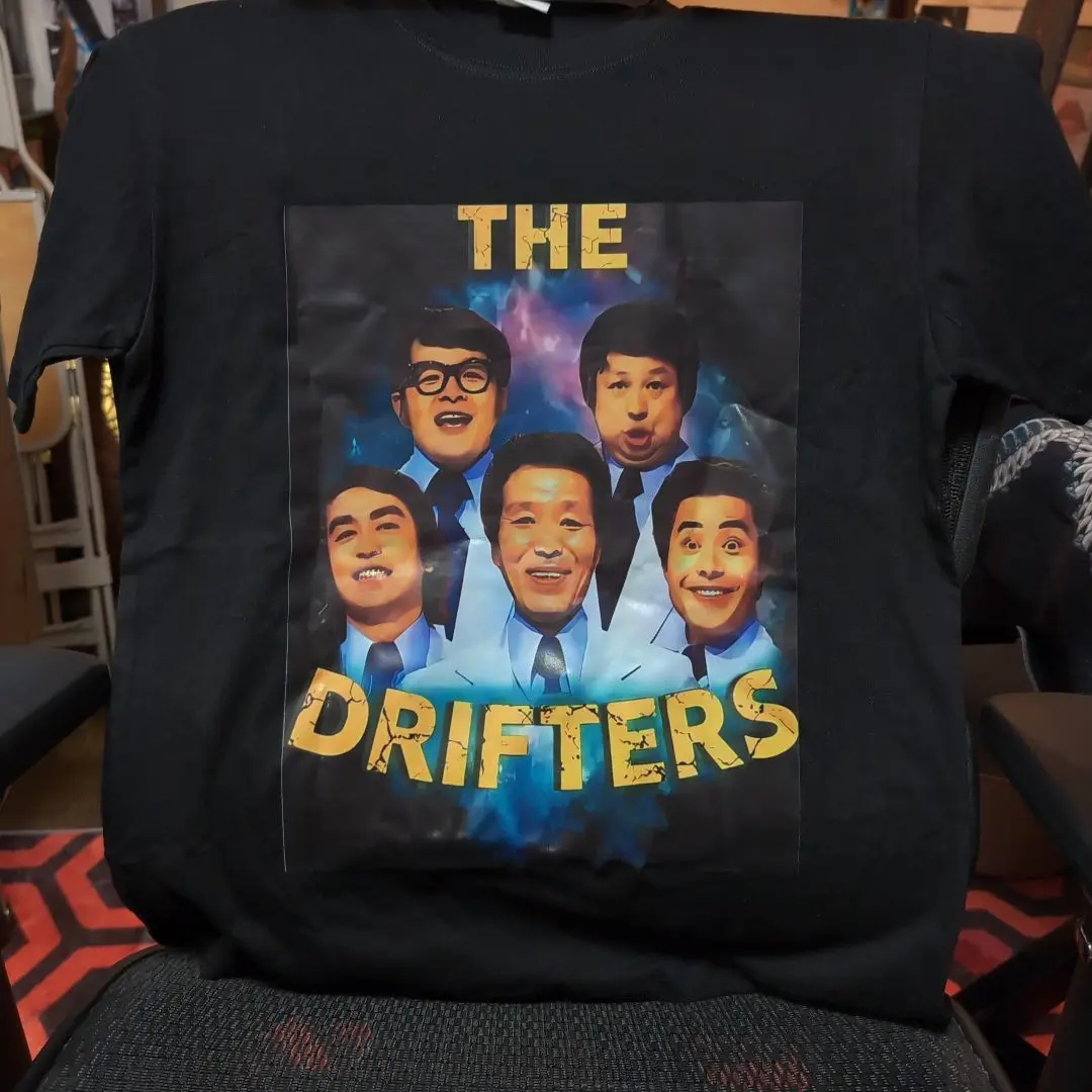 ドリフ大爆笑　tシャツ Yahoo!オークション - ザ・ドリフターズ 大爆笑 Tシャツ XL