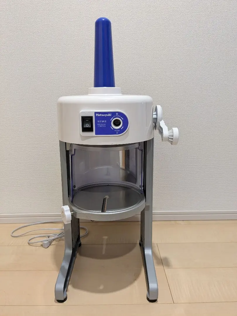 初雪 アイススライサー HB310B2 かき氷機 中古品 HB310B2 Hatsuyuki 初雪氷削機 ブロックアイススライサー｜業務