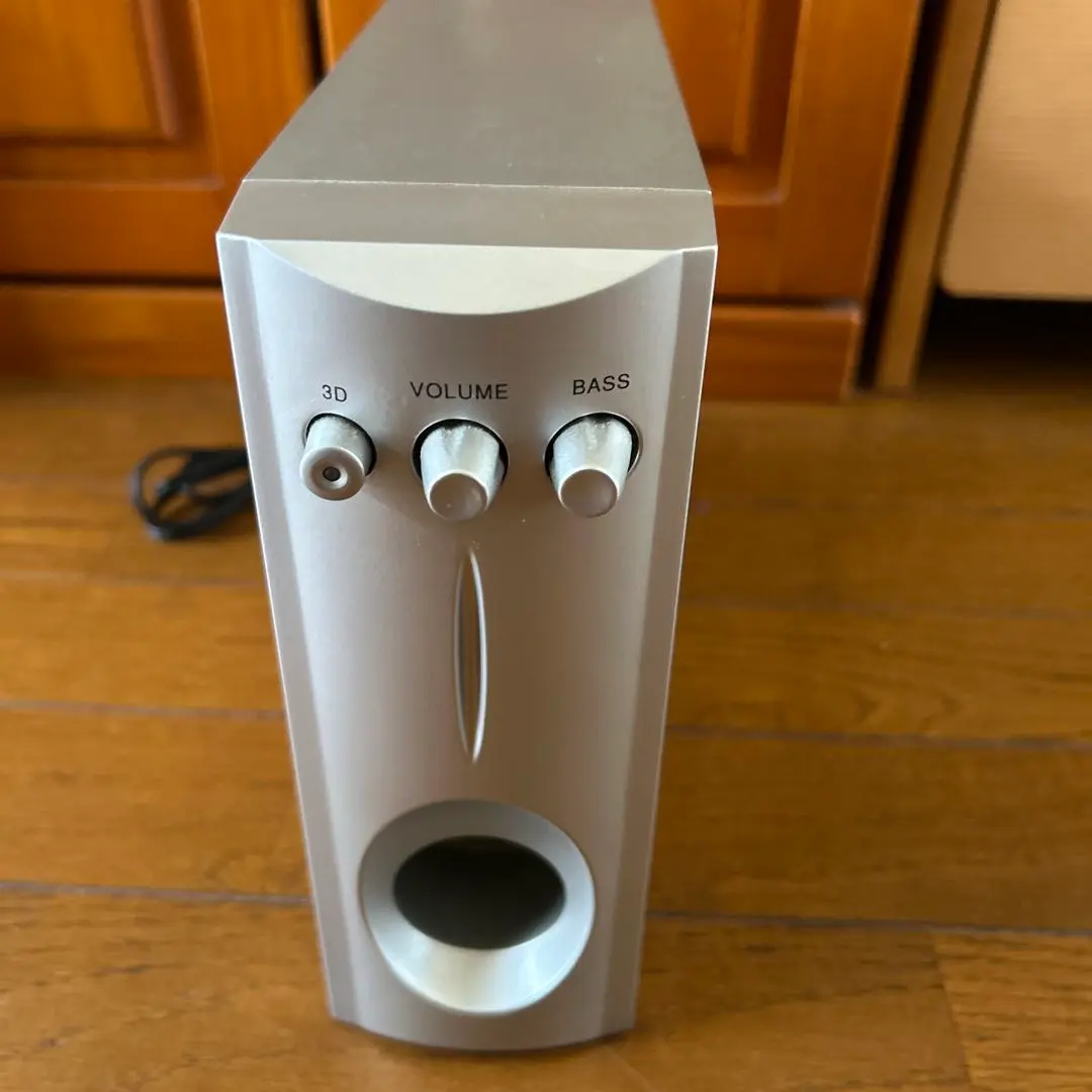 【美品】マクサー電機 メガウーファースピーカーシステム　MEGA-WF マクサー電機 パッケージ不良 アンプ内蔵 サブウーファー付き