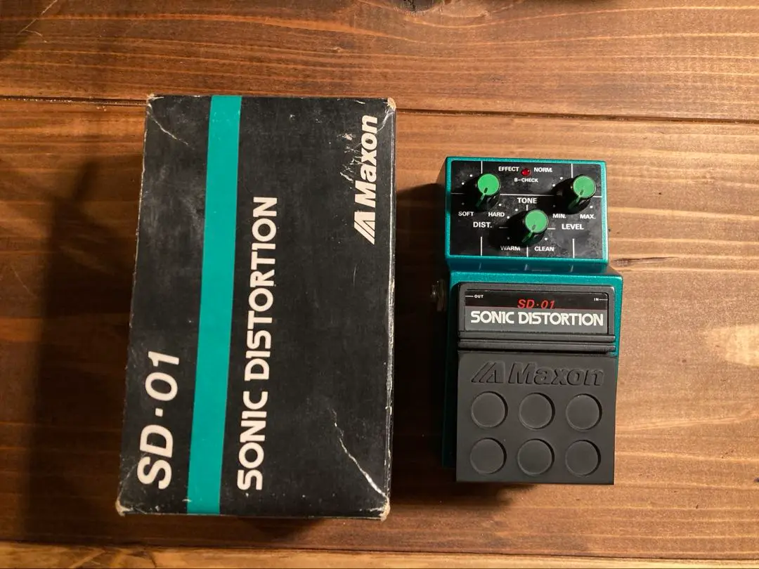 Maxon SD-01 ソニックディストーション　艶ありJRC4558D Maxon SD-01 ソニックディストーション艶ありJRC4558D