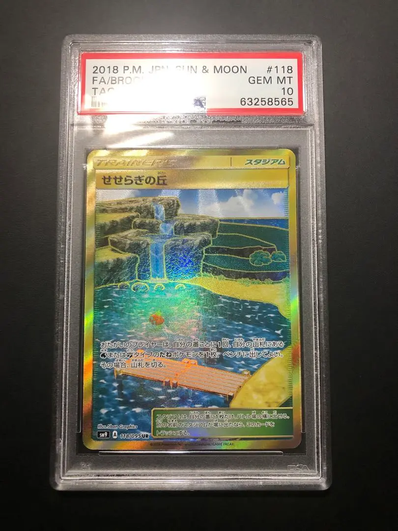 ポケモンカード せせらぎの丘 UR PSA10 ポケモンカード せせらぎの丘 UR PSA10 タッグボルト 鑑定品