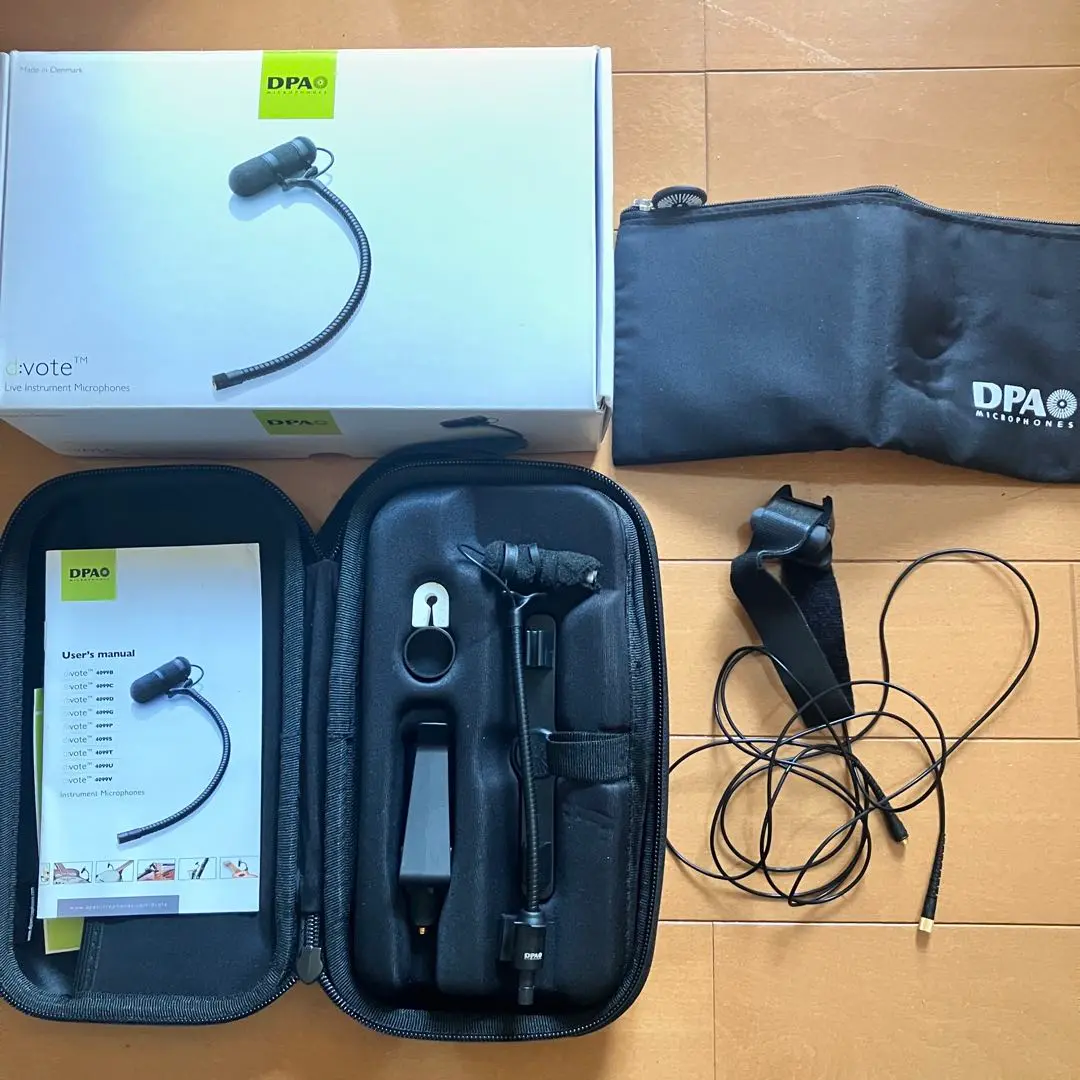 DPA 木管楽器用 コンデンサーマイク 4099U DPA 木管楽器用マイク 4099 + ファスナークリップ + SOUNDPURE
