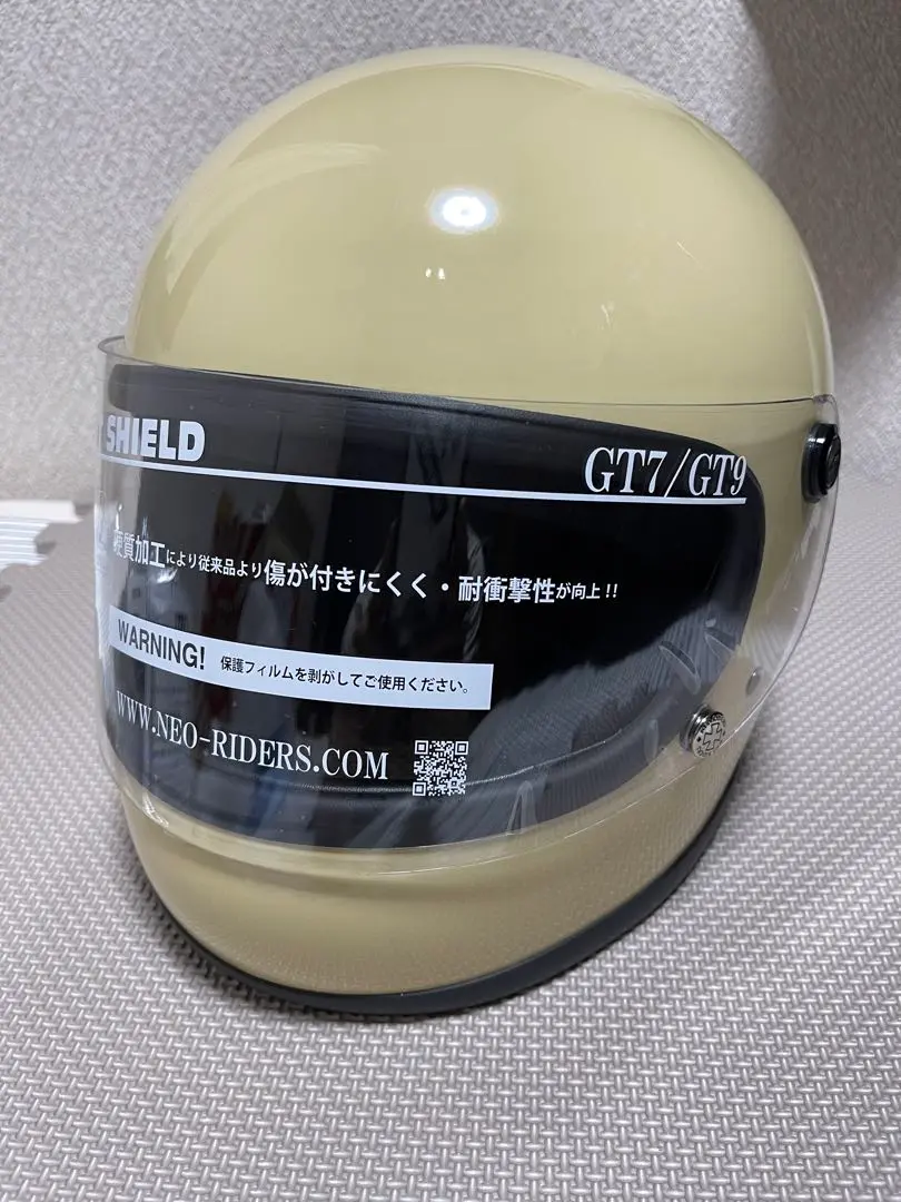 GT7Rフルフェイスヘルメット ホワイト　ミラーシールド70sワッシャー GT7Rフルフェイスヘルメット ホワイトミラーシールド70sワッシャー