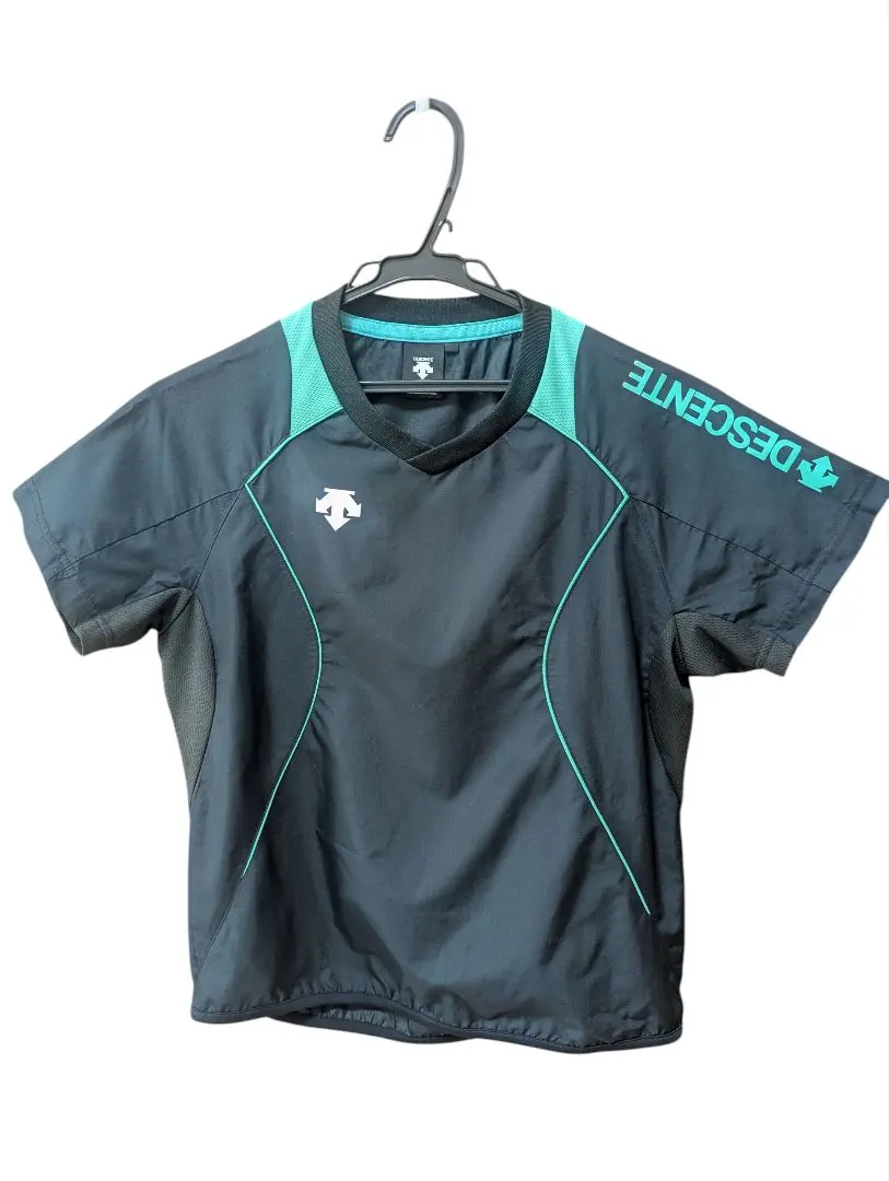 迪桑特 運動外套 黑色/綠松石色 的縮圖