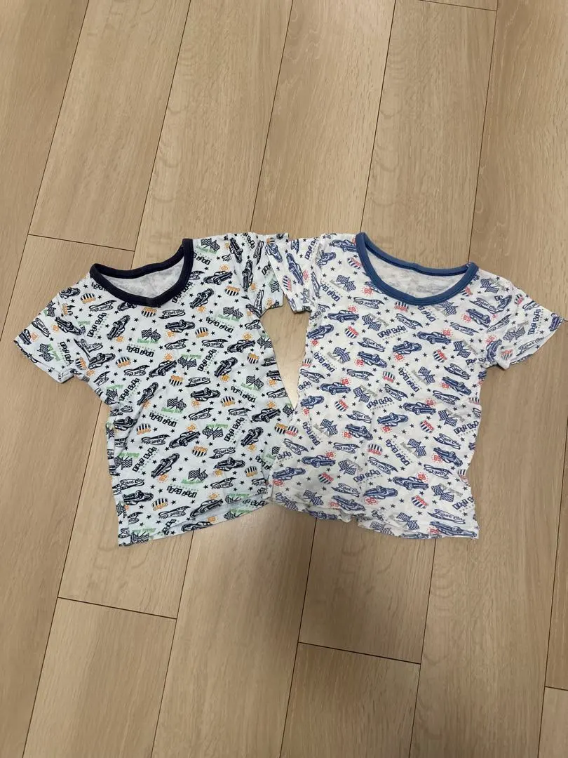 Thumbnail of Two-pack undershirts with car and star prints
