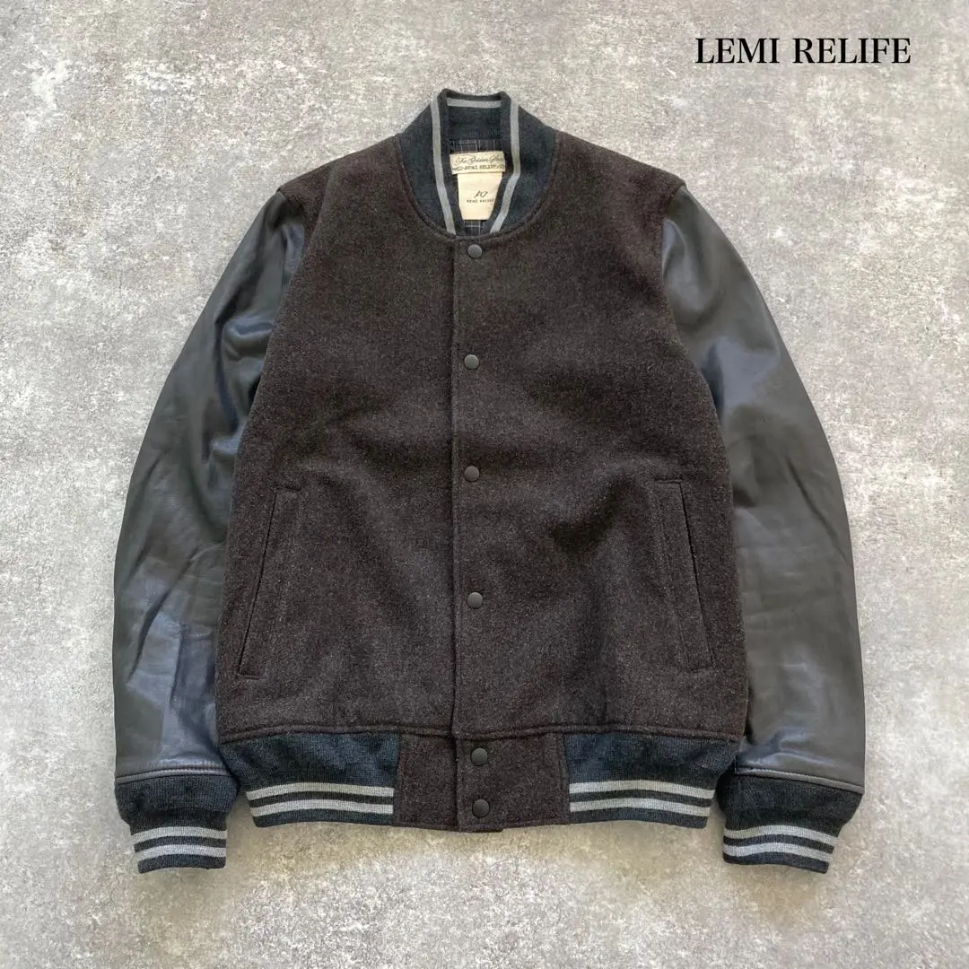 【極美品】アパルトモン 別注 レミレリーフ スカジャン ブラック 刺繍 大人気 SKJ-003 月と狐 刺繍スカジャン ブラック S・ M・L・XL・XXL