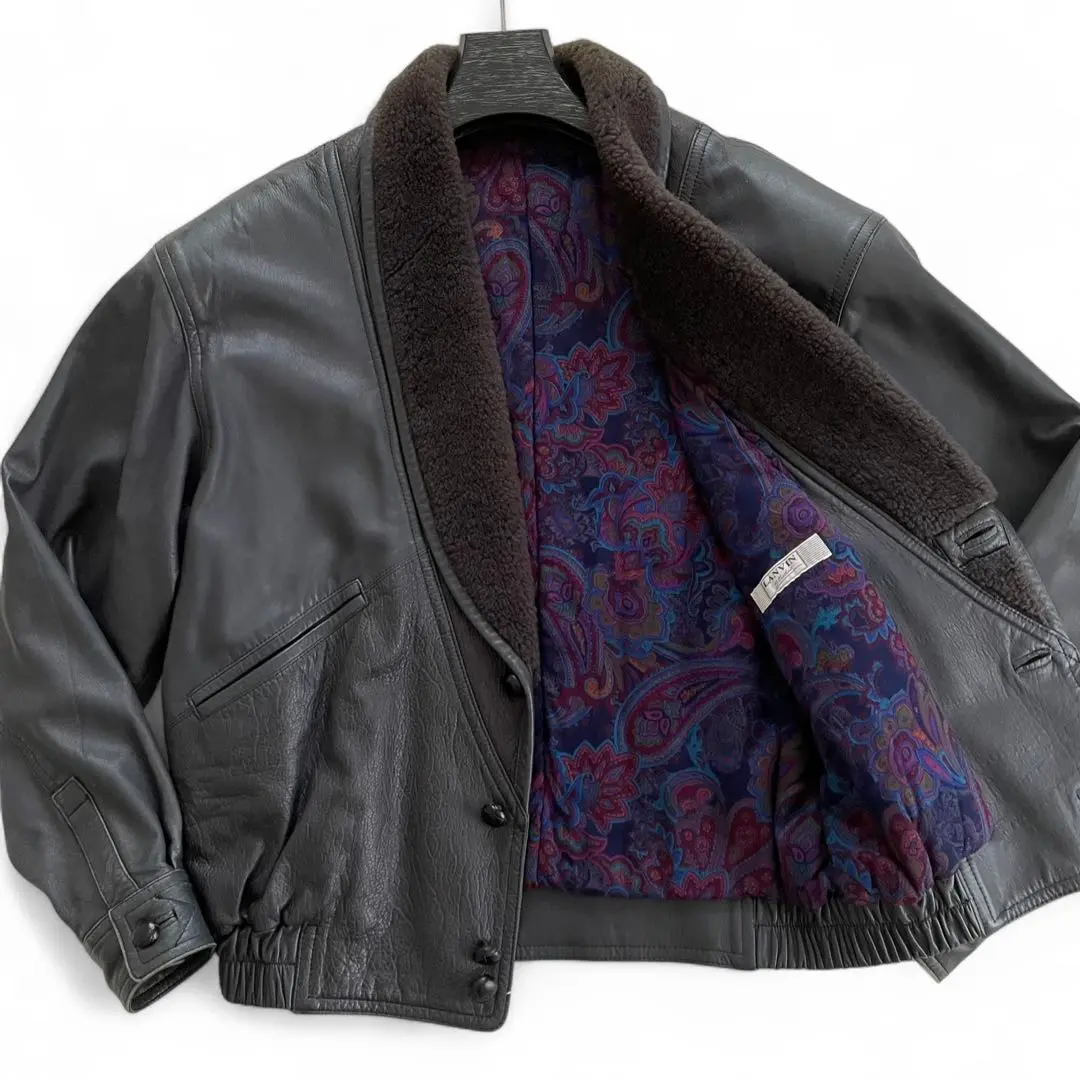 極美品 LANVIN ランバン ラムレザー ジャケット(L)羊革 テーラード 2025年最新】LANVIN メンズ レザージャケット・ライダースの人気