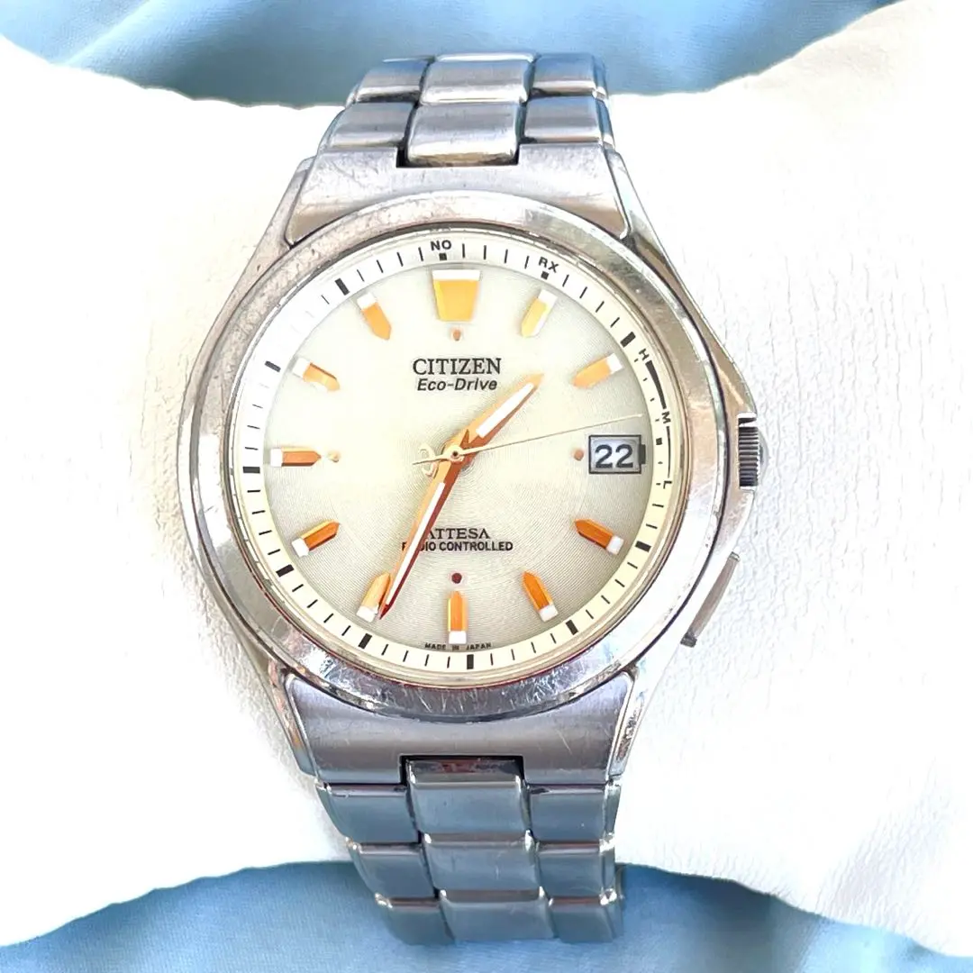 【稼動品】CITIZEN ATTESA Eco-Drive ホワイト H110 Citizen eco drive h110 - Gem