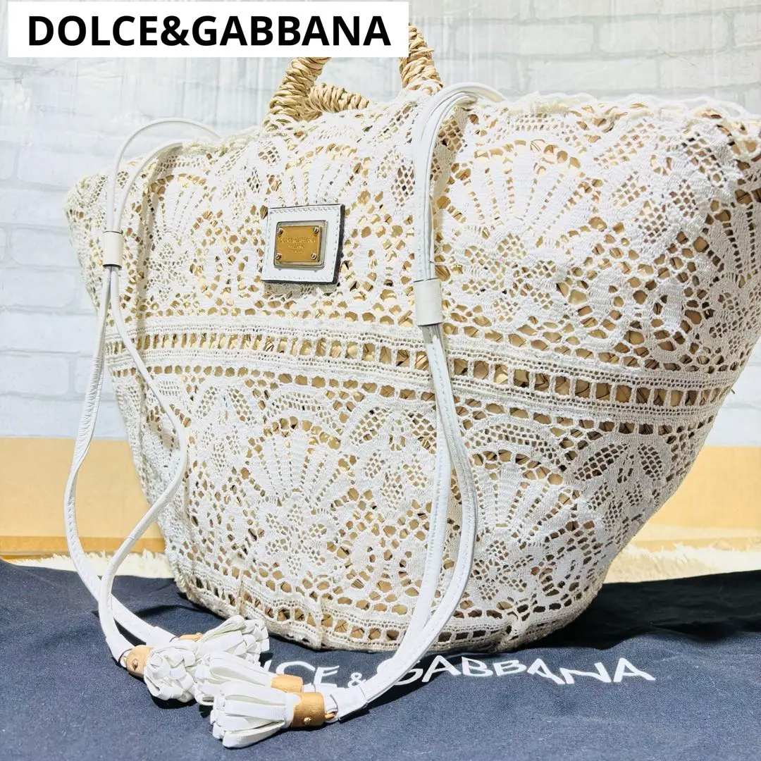 【超美品】DOLCE&GABBANA （ドルチェ＆ガッバーナ)かごバッグ 2025年最新】D&G ／ Dolce＆Gabbana レディース かごバッグの
