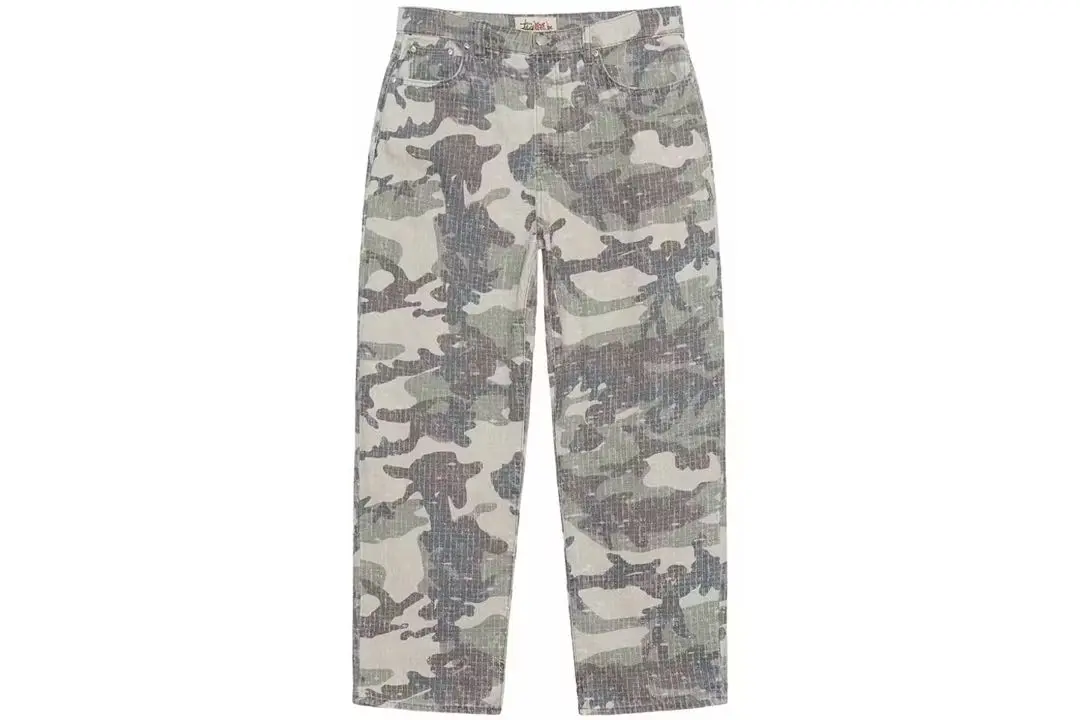 stussy BIG OL JEAN CAMO カモ デニム 迷彩 30