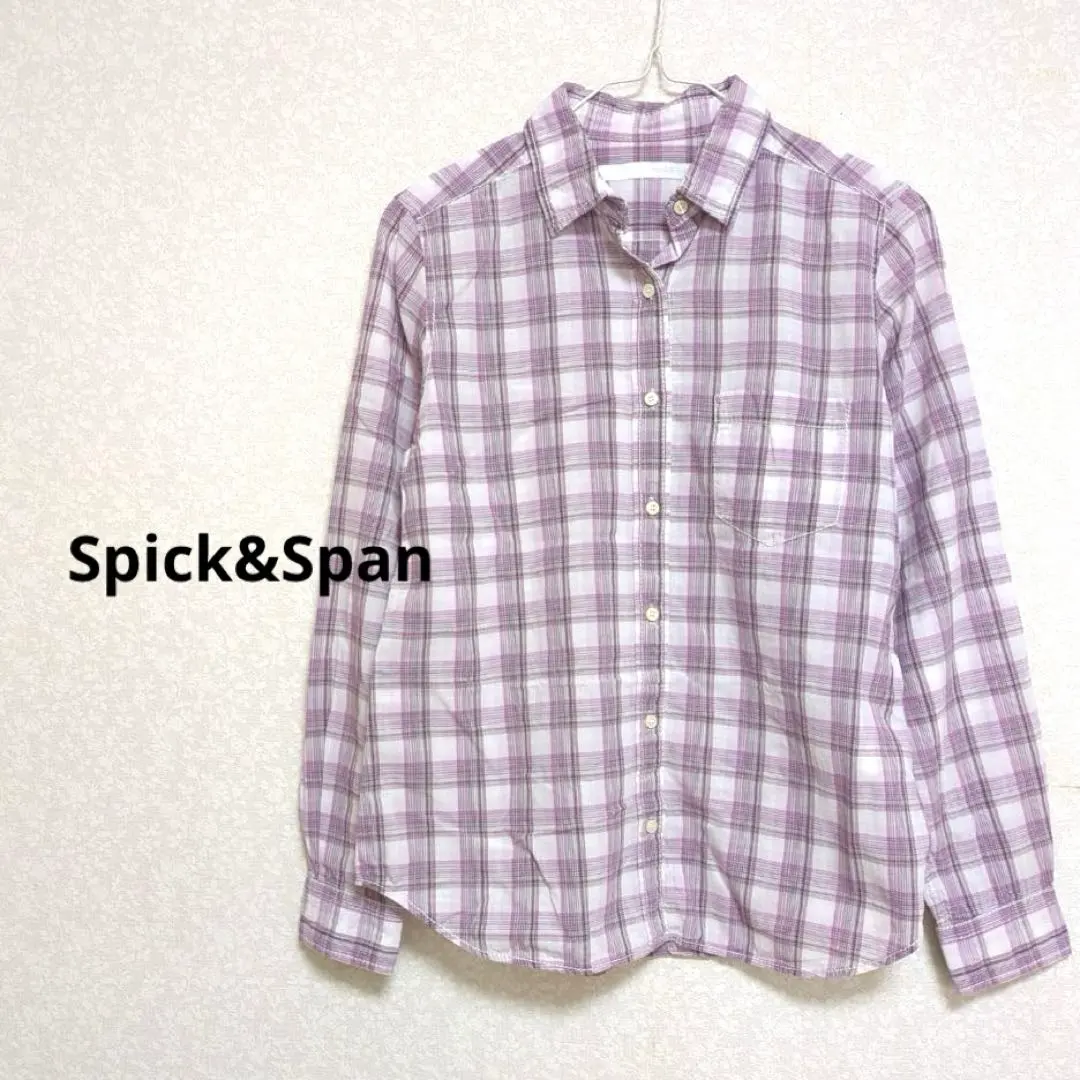 Thumbnail of Spick & Span Checkered Shirt, 100% Cotton