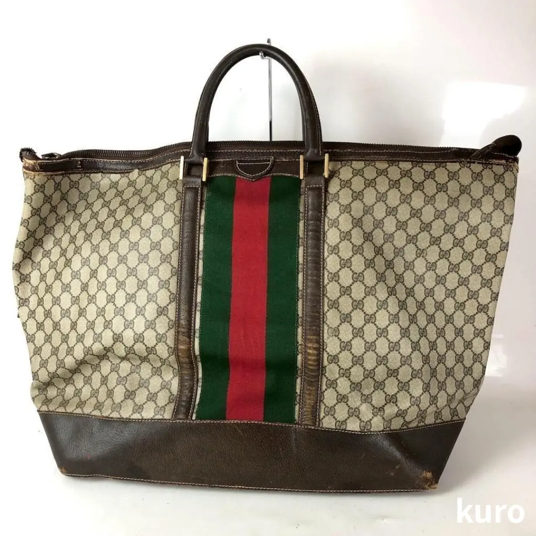 Thumbnail of GUCCI Vintage Tote Bag GG Supreme Sherry Line
