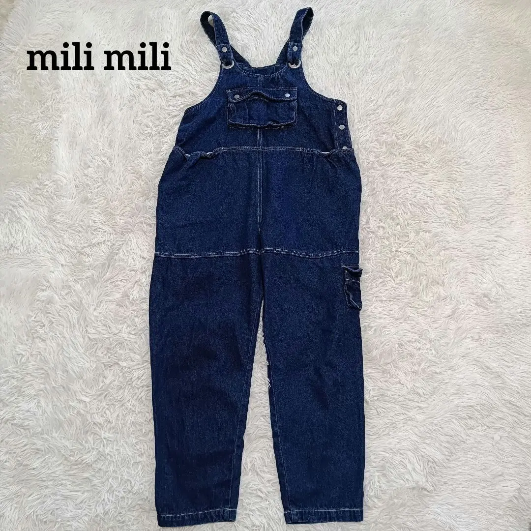 milimili ミリミリ デニム ツイルゆるまたパンツ サルエル フリーサイズ go slow caravan パンツ デニム ジーンズ milimili/ミリミリ 微