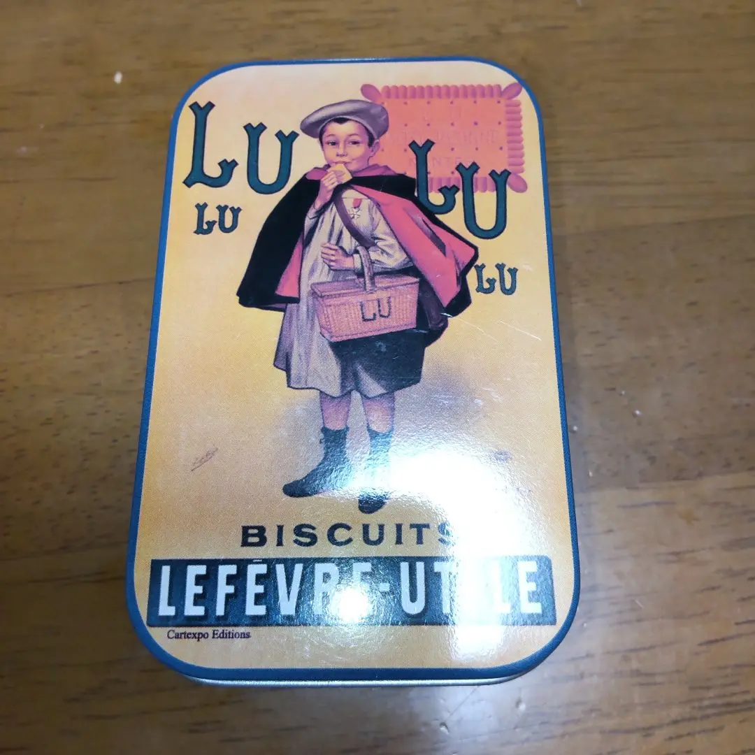 LUビスケット缶 LU] ビスケット_パニエ_Tin缶 - アンティーク&モダン フランス