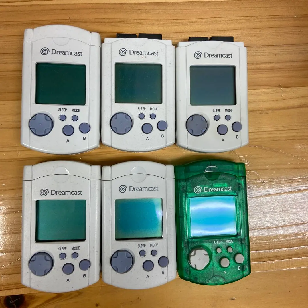 Dreamcast 視覺記憶卡 6個 故障品 的縮圖