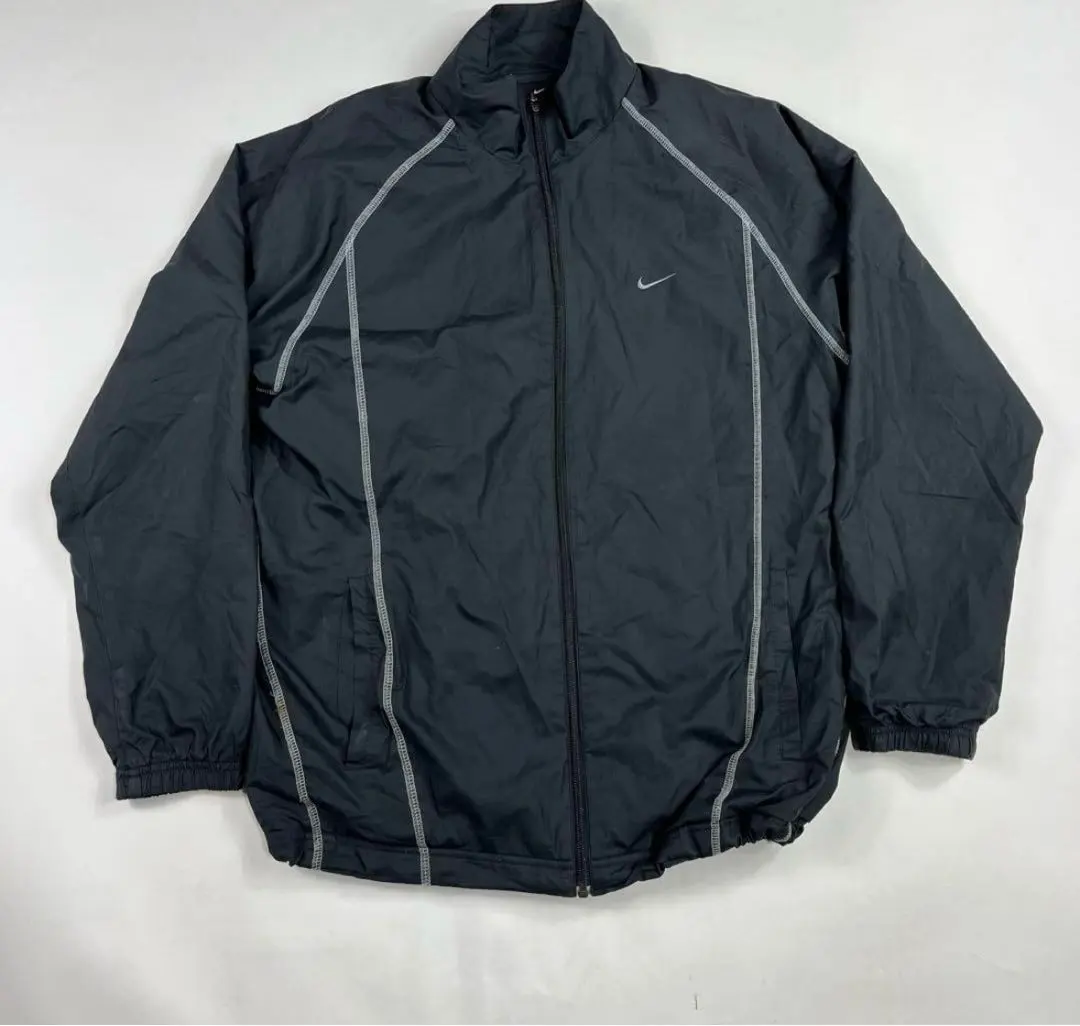 Thumbnail of 00's Nike nylon jacket, hem cinch, black, Y2K tech