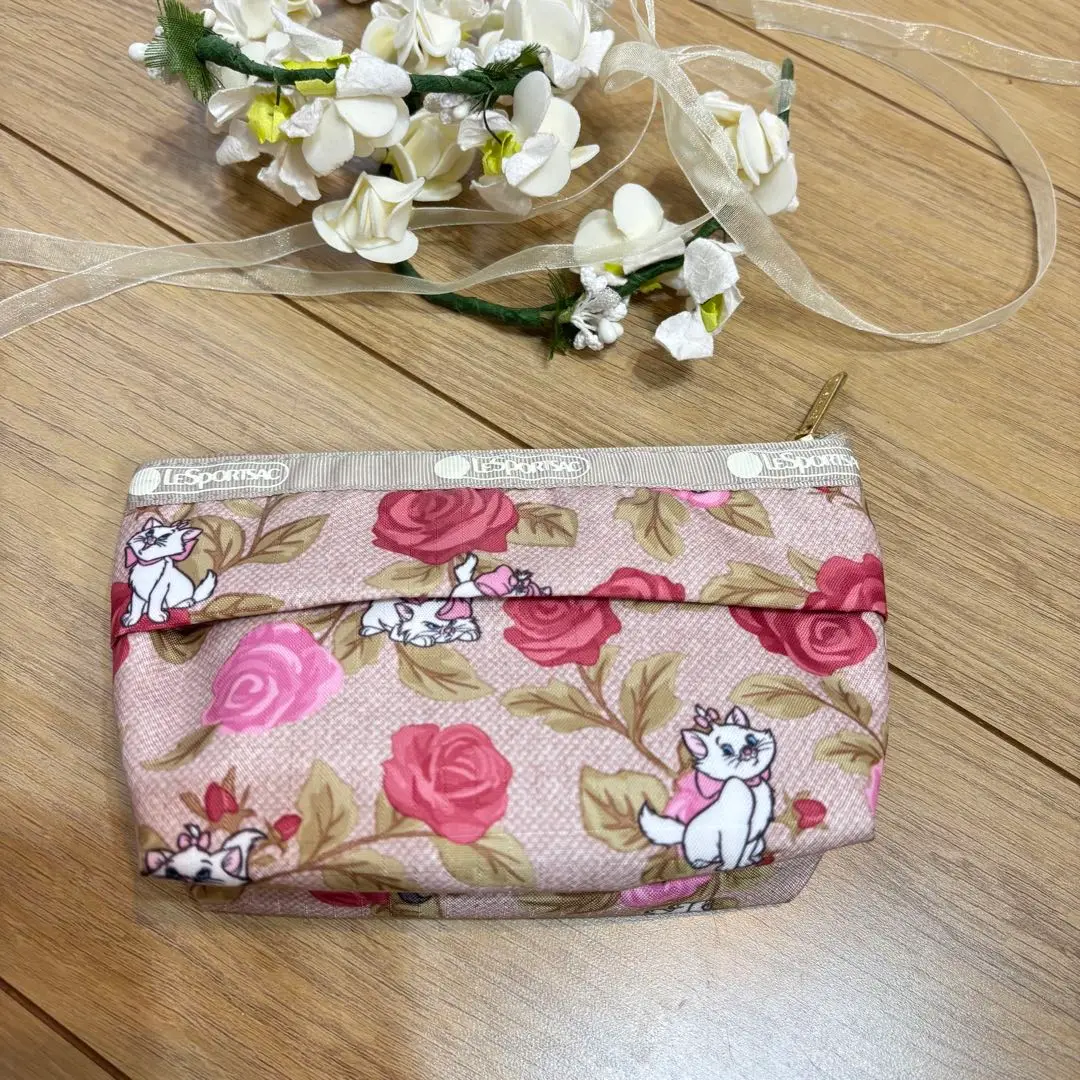 レスポートサック　ボストンバッグ　ディズニー　マリー　キャリー LeSportsac×Disney レスポートサック×ディズニー ボストンバッグ