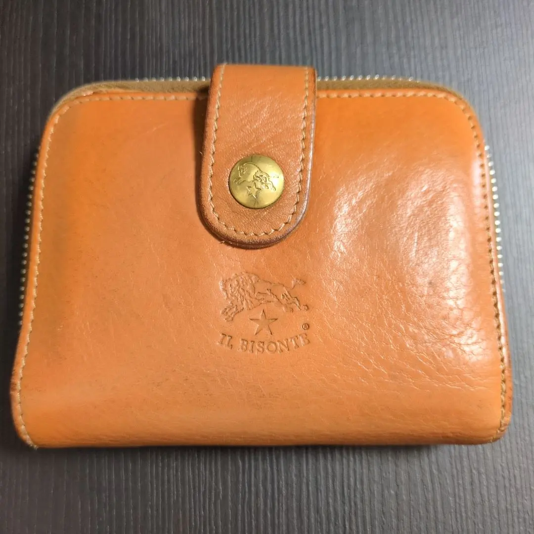 Thumbnail of IL BISONTE Burnished Nume Bi-fold Wallet