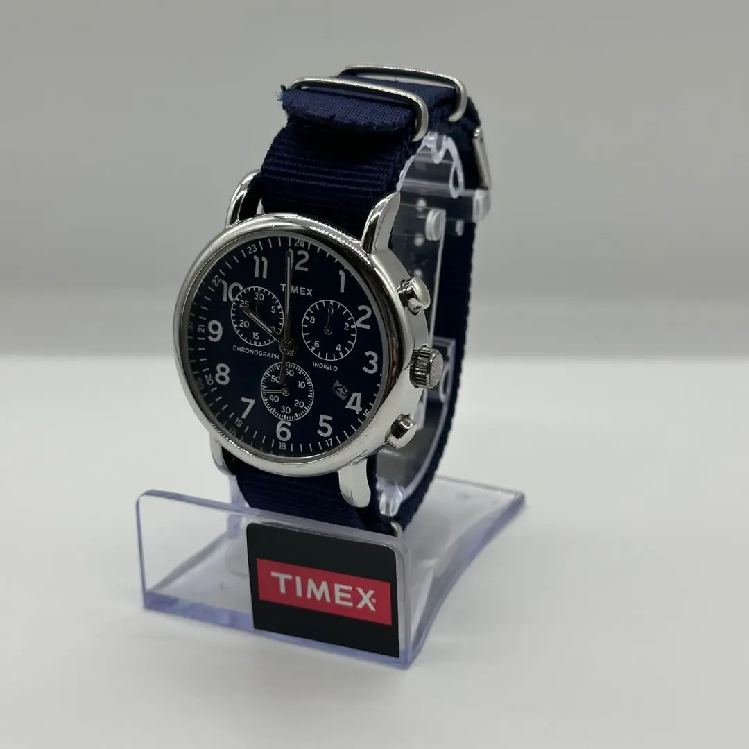 ミ*ロ様 美品 箱付き TIMEX ウィークエンダー クロノ インディグロ NA 2025年最新】timex ウィークエンダー クロノの人気アイテム