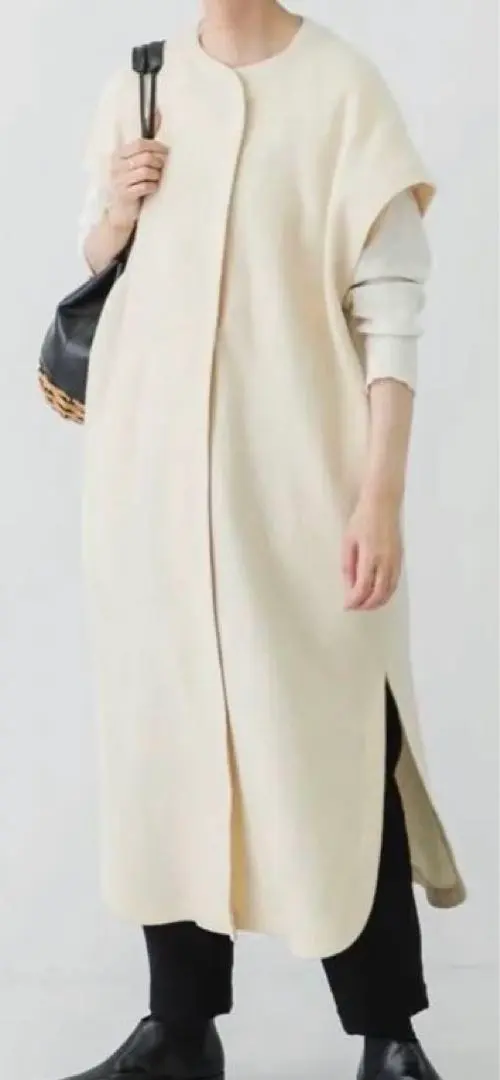 かぐれ 羊毛磨毛長款連衣裙 的縮圖