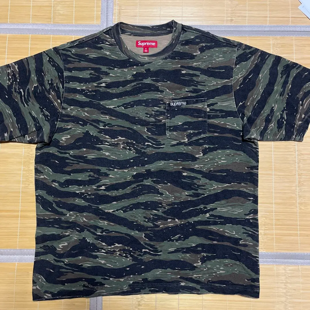 2025年最新】supreme pocket tee tiger camoの人気アイテム