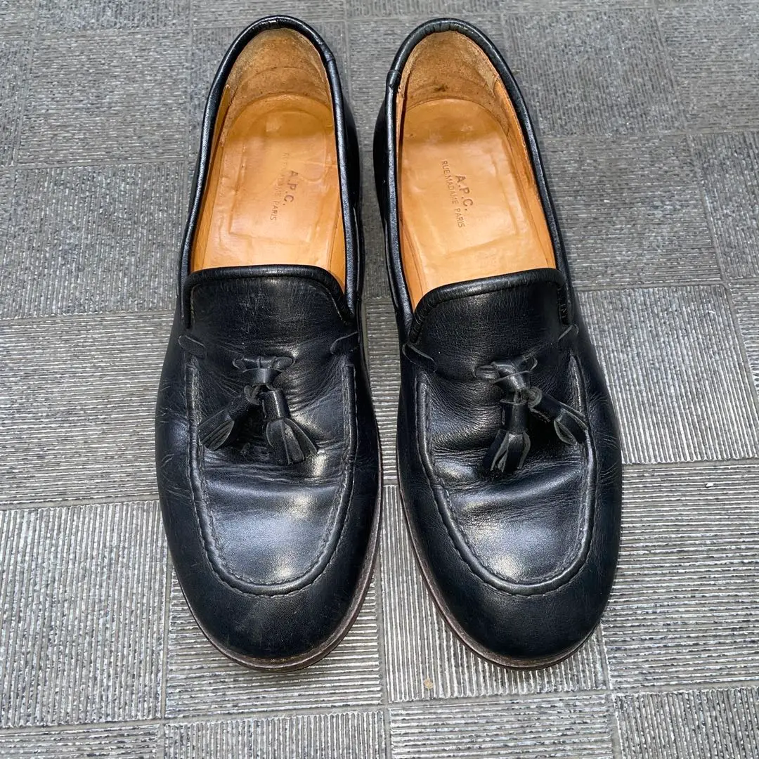 Thumbnail of APC Black Tassel Loafers - Final Price Reduction