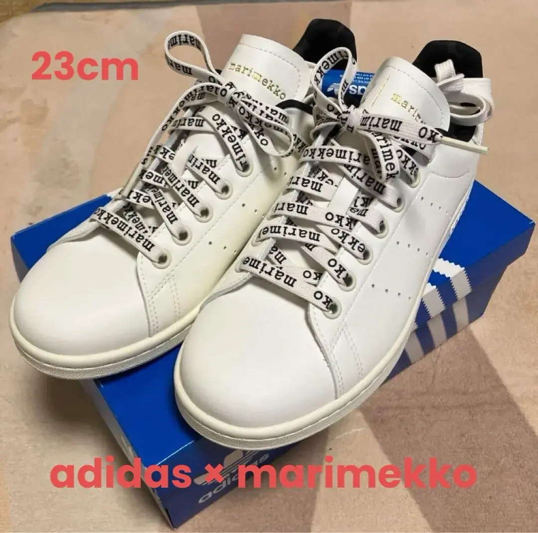 値下げ‼️アディダス マリメッココラボ スニーカー 23cm 中古・古着通販】adidas (アディダス) marimekko (マリメッコ