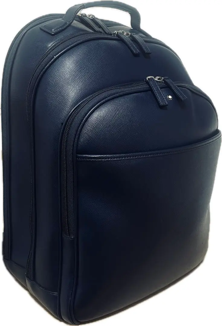 美品 モンブラン リュック サルトリアル サフィアーノレザー A4◎ 大容量 紺 2025年最新】MONTBLANC サルトリアル バックパックの人気