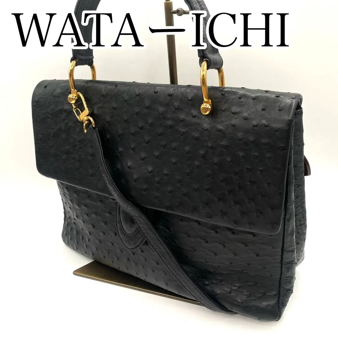 【本革】WATA-ICHI ワタイチ JRA認定 オーストリッチ 2Wayバッグ 2025年最新】WATA-ICHI オーストの人気アイテム - メルカリ