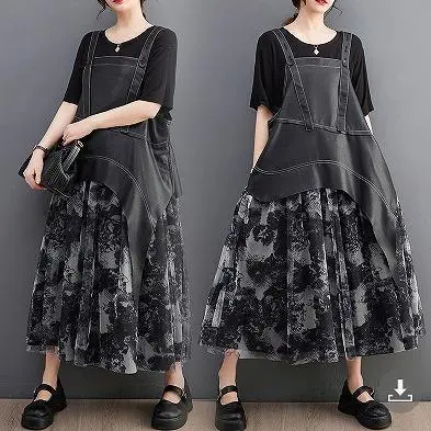 Thumbnail of Plus Size Women's Jumpsuit Dress Long Spring Summer Autumn New