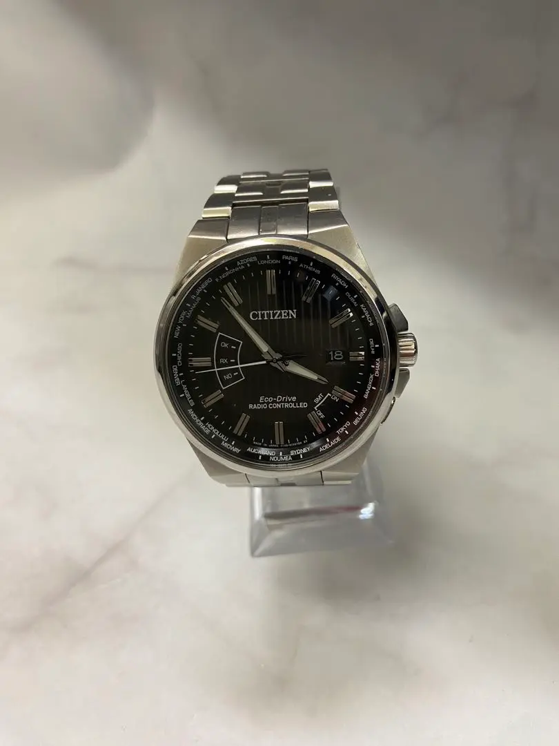 CITIZEN GN-4W-S →12G エコドライブ チタン Citizen Gn-4W-S-12G Atessa Eco DRIVE Men'S Watch GOLDEN Dial