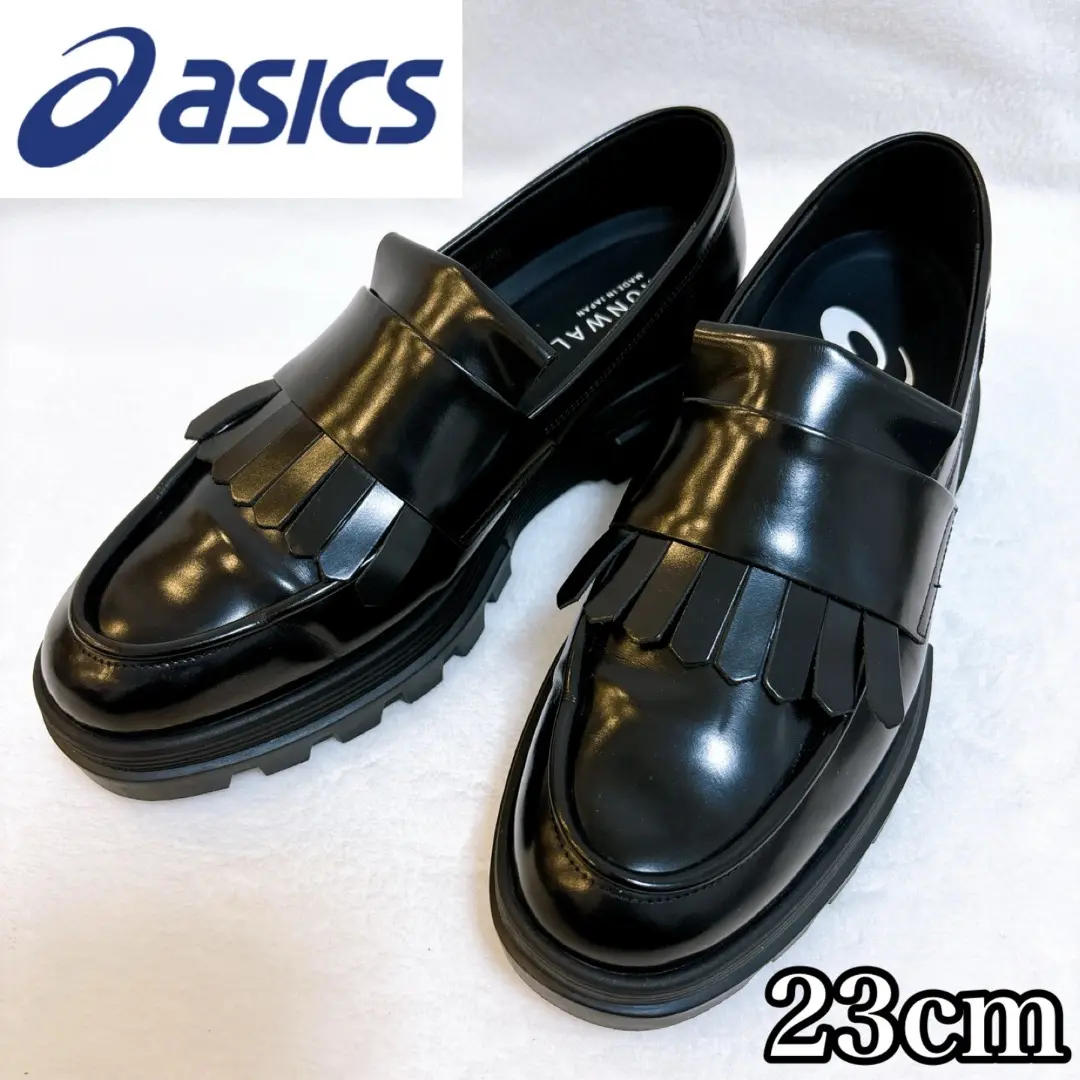 2025年最新】asics カラー：ブラック系 ローファー・革靴の人気