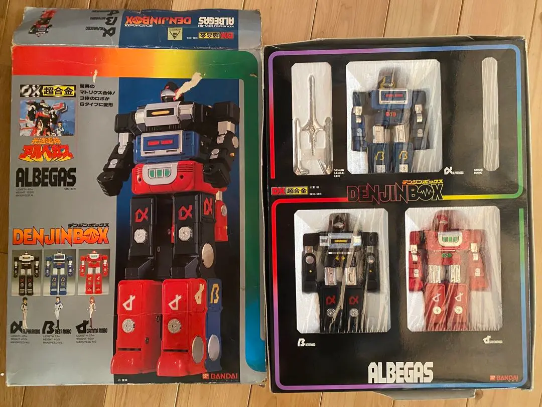 DX超合金 高速雷神アルベガス GC-04 1983年 ポピー 当時物現状品
