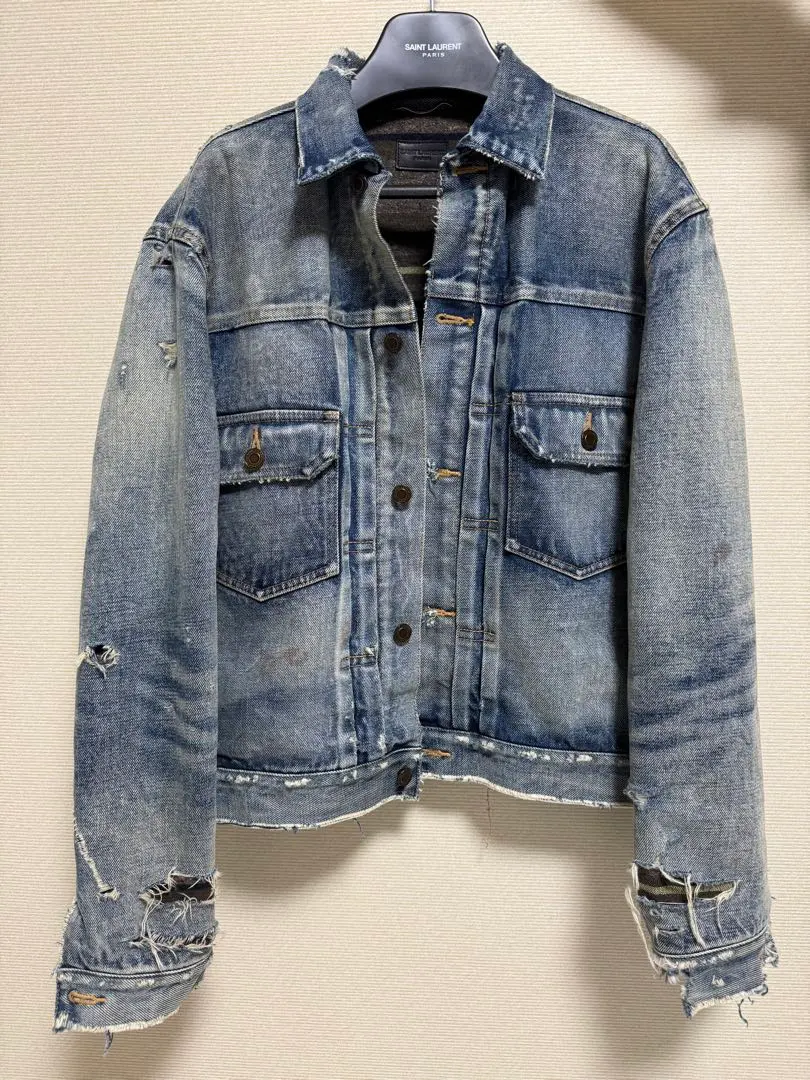 2025年最新】Saint Laurent メンズ Gジャン・デニムジャケットの