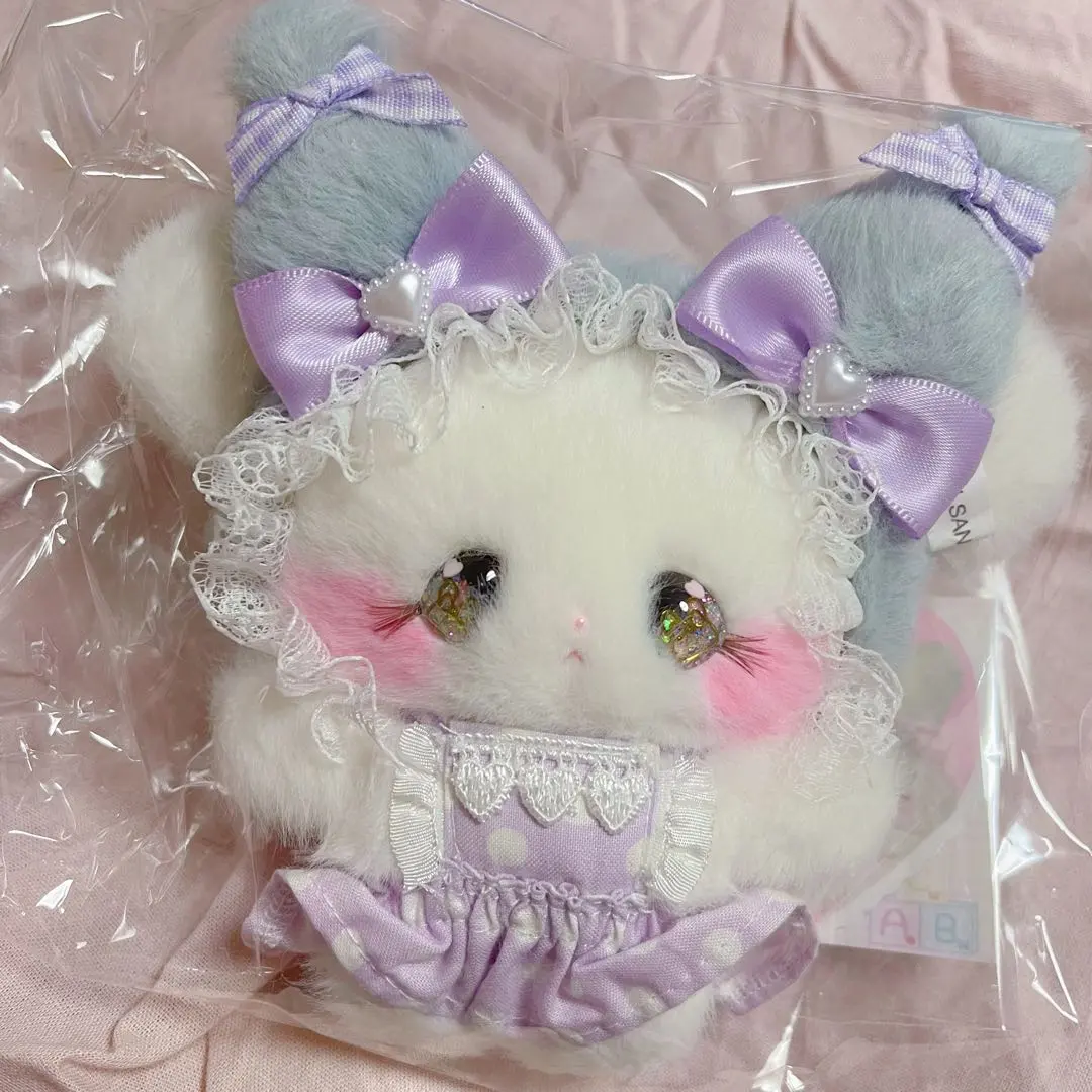 Thumbnail of Pream Sanrio Teddy Bear Kuromi Plushie Artist Handmade