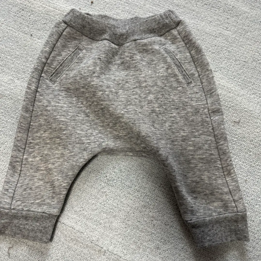 Thumbnail of Fleece-lined gray harem pants