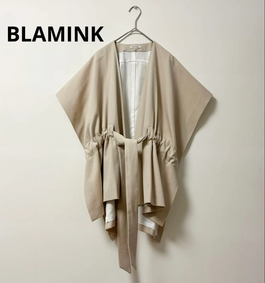 BLAMINK ブラミンク ジレ ベスト 黒 drawer トップス