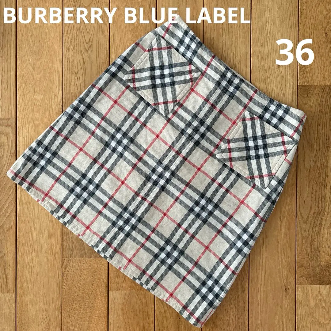 Thumbnail of Excellent condition BURBERRY BLUE LABEL Burberry mini skirt Y2K