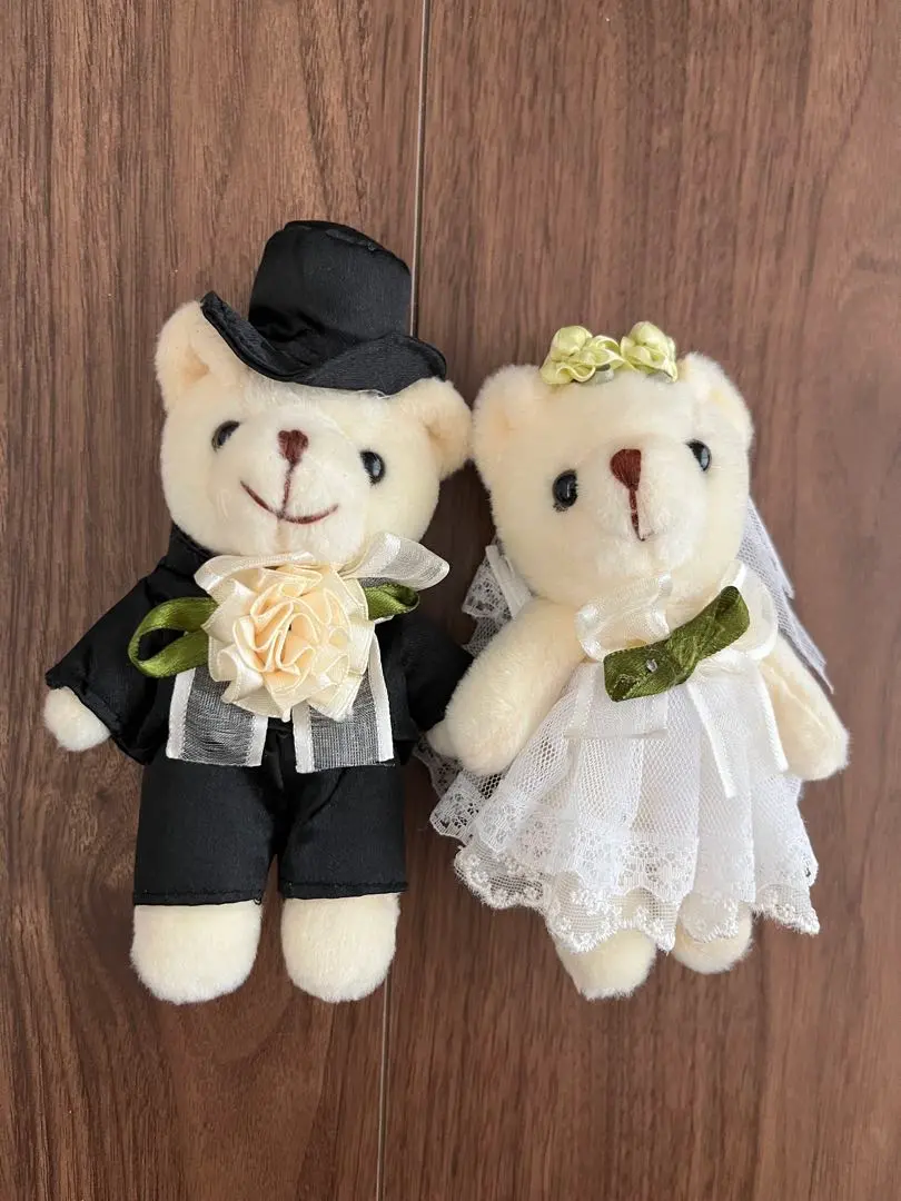 Thumbnail of Wedding Teddy Bears: Bride and Groom