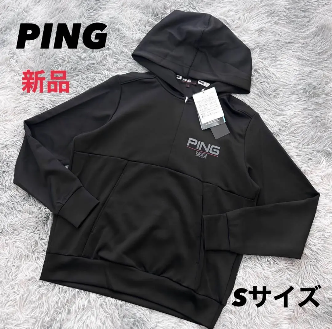 Thumbnail of New PING Hoodie Half Zip Sweatshirt Cardboard Knit S